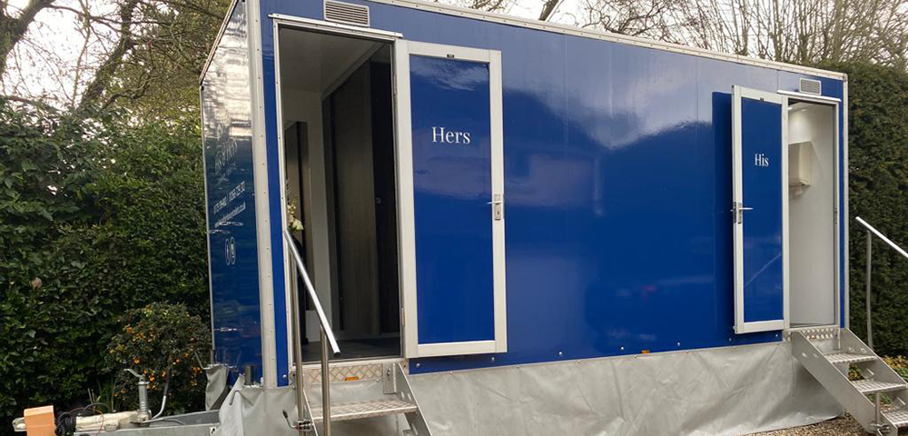 his and hers luxury toilet hire essex