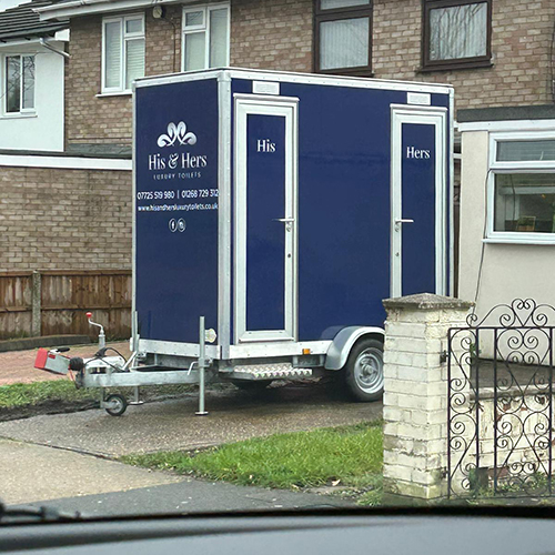 Small Events luxury portable toilets in essex