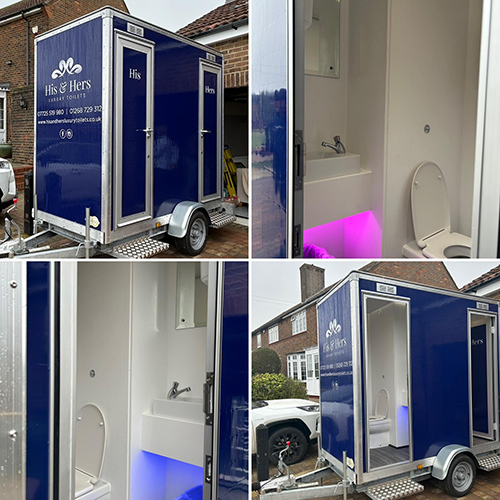 Small Events luxury portable toilets in essex